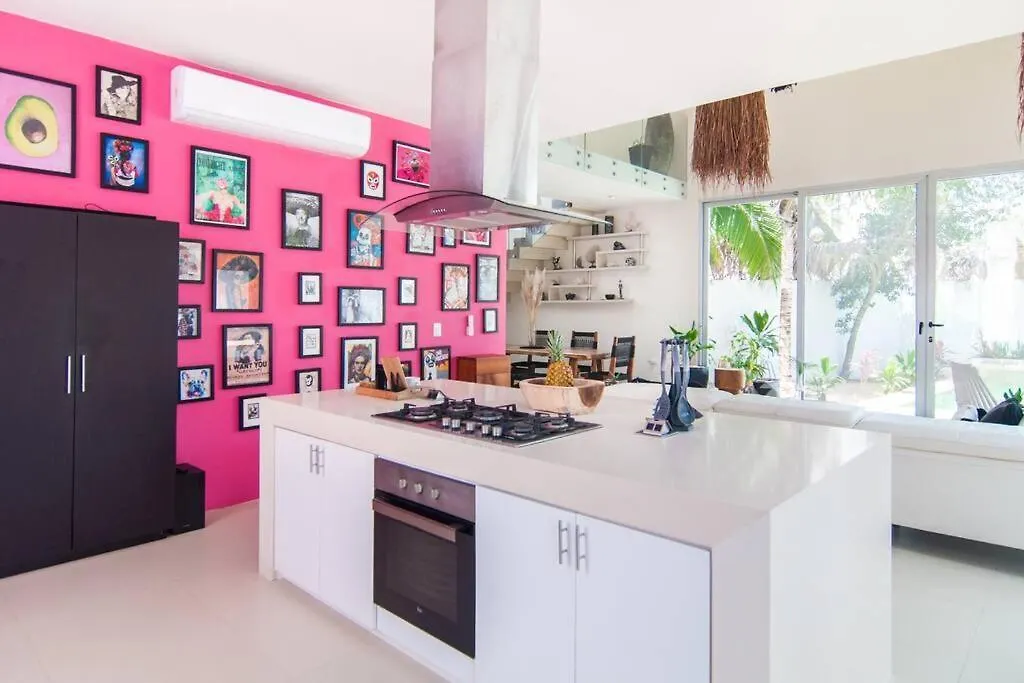 Villa Casa Mono Boho Private Villa, La Veleta Tulum Mexico