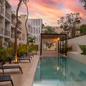1Br Apartment With Private Pool And Rooftop Access Tulum A103 Apartamento